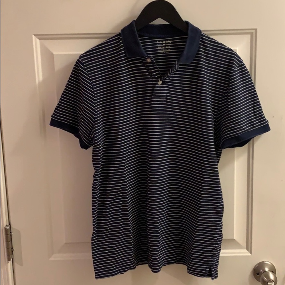 J.Crew Striped Polo